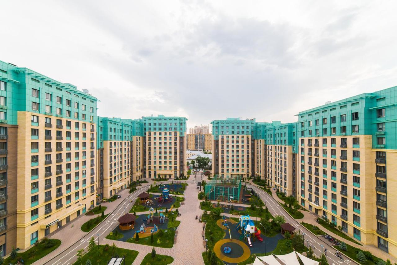 Manica Gagarin Park Leilighet Almaty Eksteriør bilde